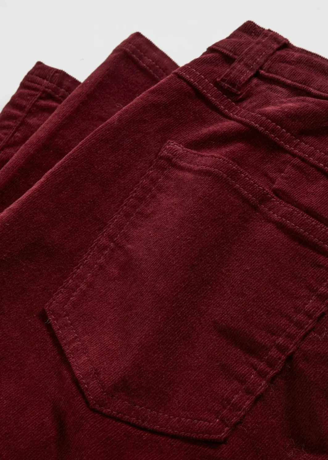 Stretch-Cord-Schlaghose mit High-Waist-Bequembund Damen Hosen|Bekleidung·Kleider