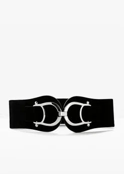 Sale Stretchgürtel mit auffälliger Schnalle Damen Gürtel|Schuhe & Accessoires In Spezialgrößen·Gürtel