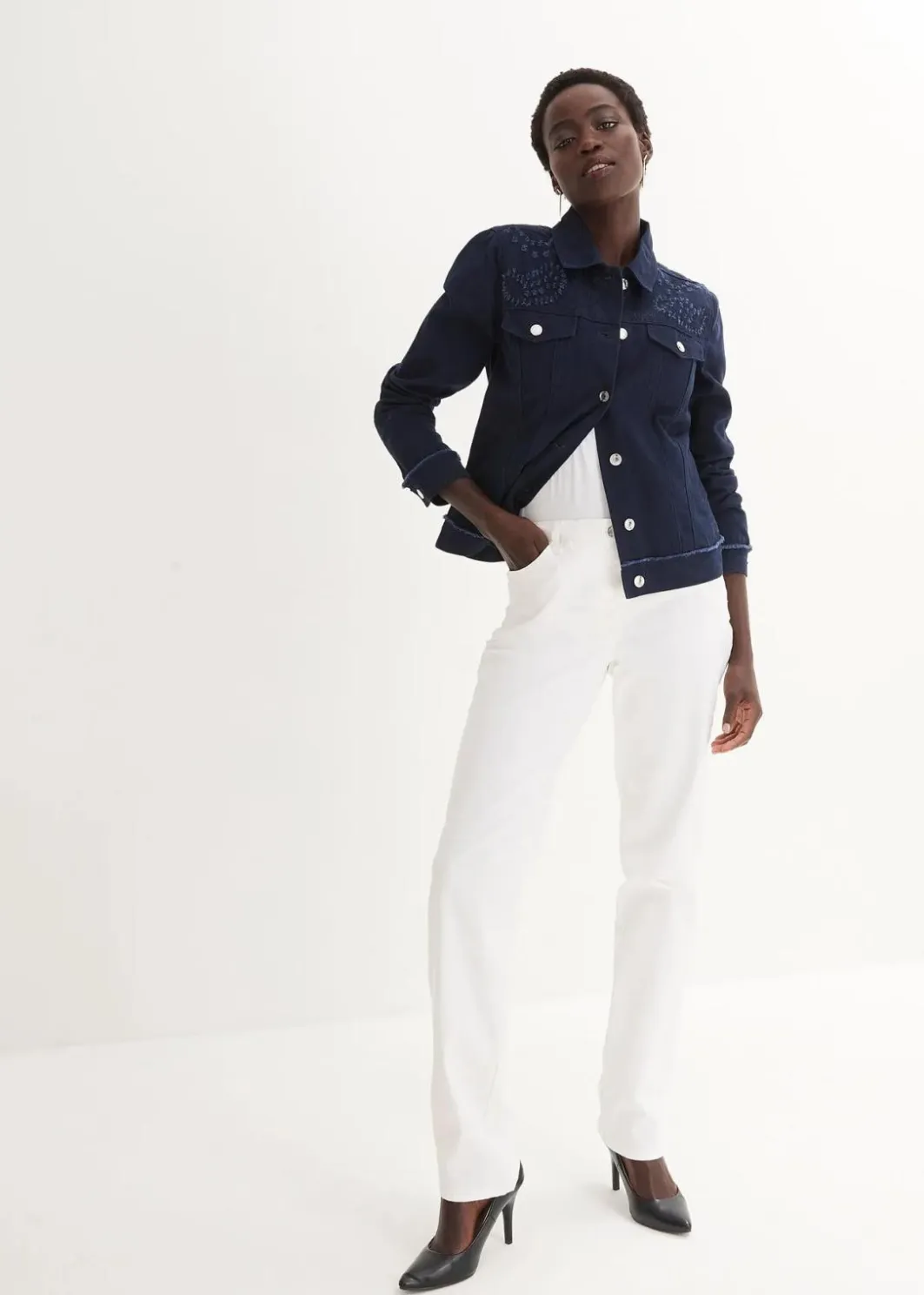 Damen bonprix Hosen|Kurzgrößen|Stretchhose