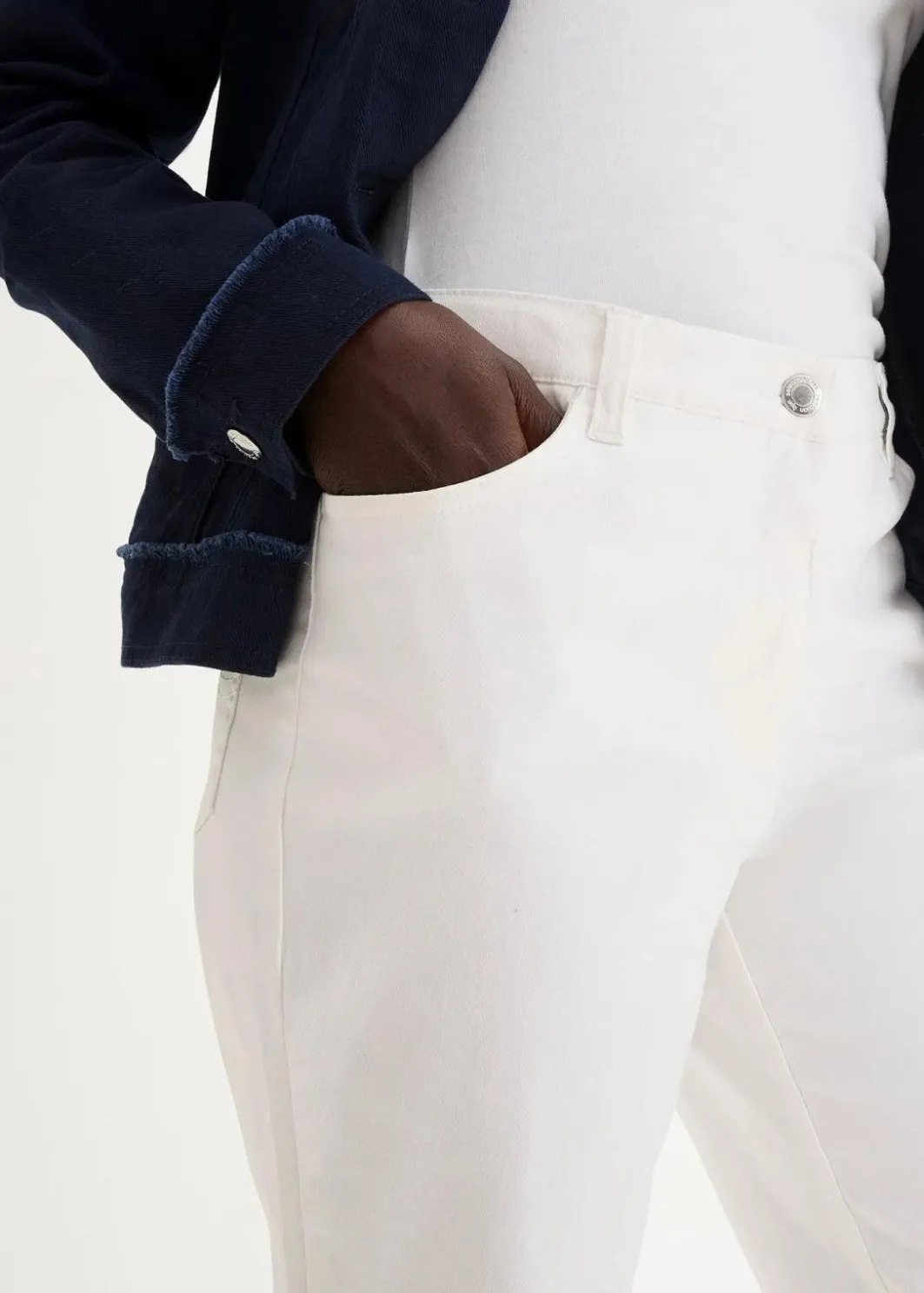 Damen bonprix Hosen|Kurzgrößen|Stretchhose