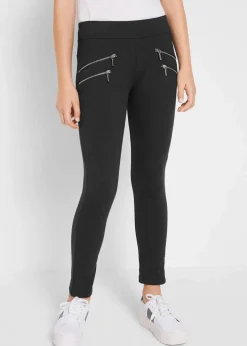 Stretch-Hose aus elastischem Bio-Baumwoll-Mix Kinder Mädchen 9-16 Jahre·Hosen & Leggings|Mädchen 2-8 Jahre·Nachhaltigere Materialien