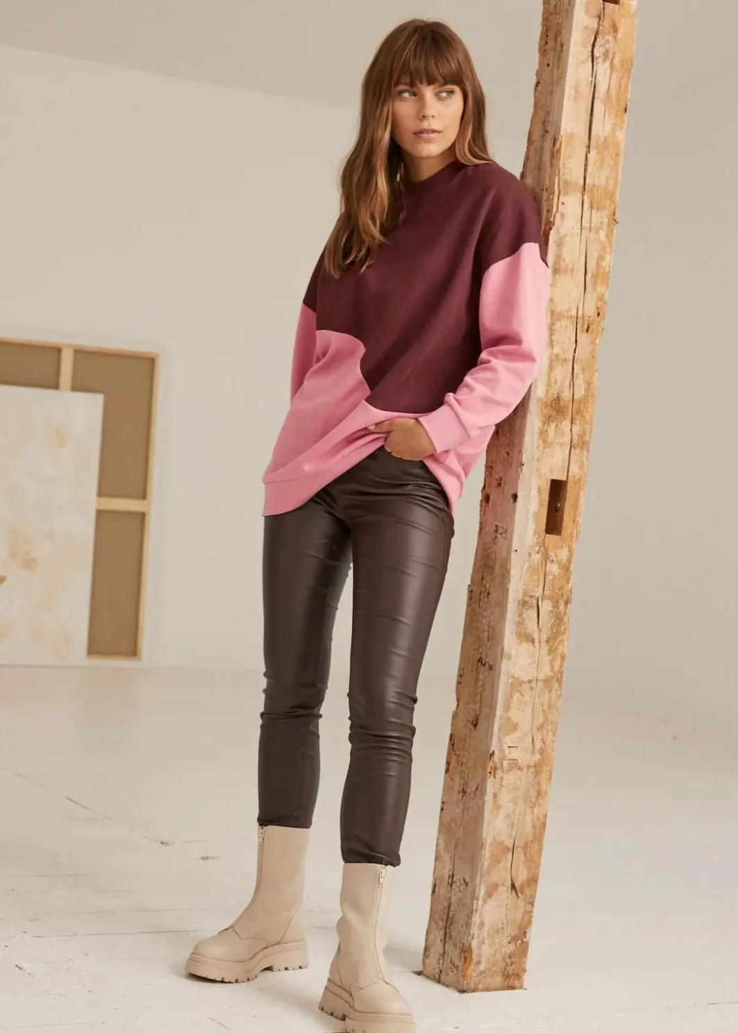 Damen bonprix Bekleidung·Kleider|Hosen|Stretch-Hose aus Viskose-Mix