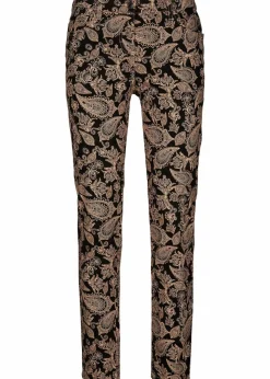 Damen bonprix Bekleidung·Kleider|Hosen|Stretch-Hose bedruckt