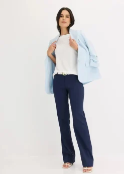 Stretch-Hose, Bootcut Damen Hosen|Bekleidung·Kleider