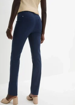 Damen bonprix Hosen|Kurzgrößen|Stretchhose in Schlupfform