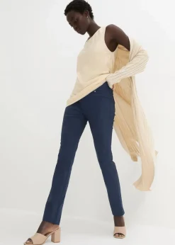 Damen bonprix Hosen|Kurzgrößen|Stretchhose in Schlupfform