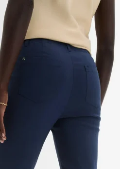 Damen bonprix Hosen|Kurzgrößen|Stretchhose in Schlupfform