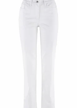 Hot Stretchhose mit geradem Bein, Mid Waist Damen Hosen|Bekleidung·Kleider