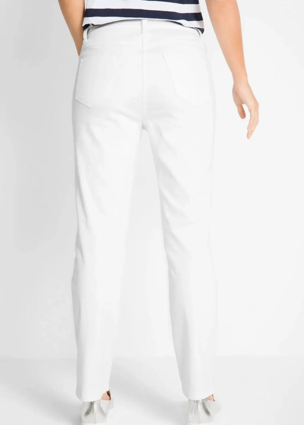 Hot Stretchhose mit geradem Bein, Mid Waist Damen Hosen|Bekleidung·Kleider