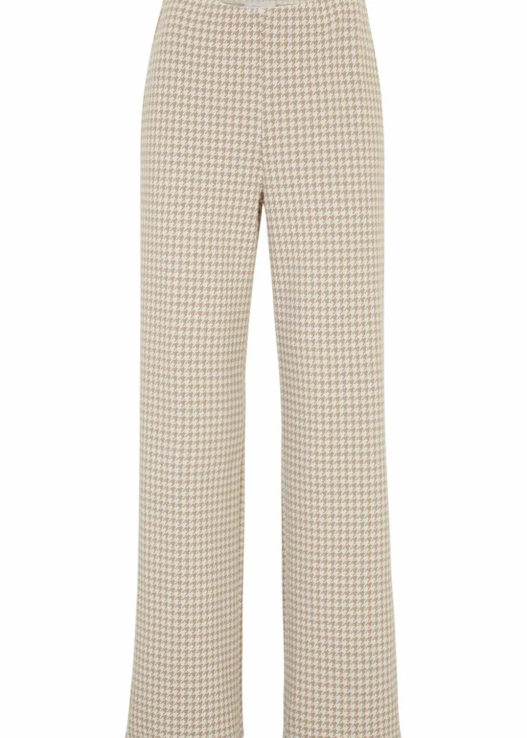 Damen bonprix Hosen|Bekleidung·Kleider|Stretch-Hose mit Hahnentrittmuster, Wide leg