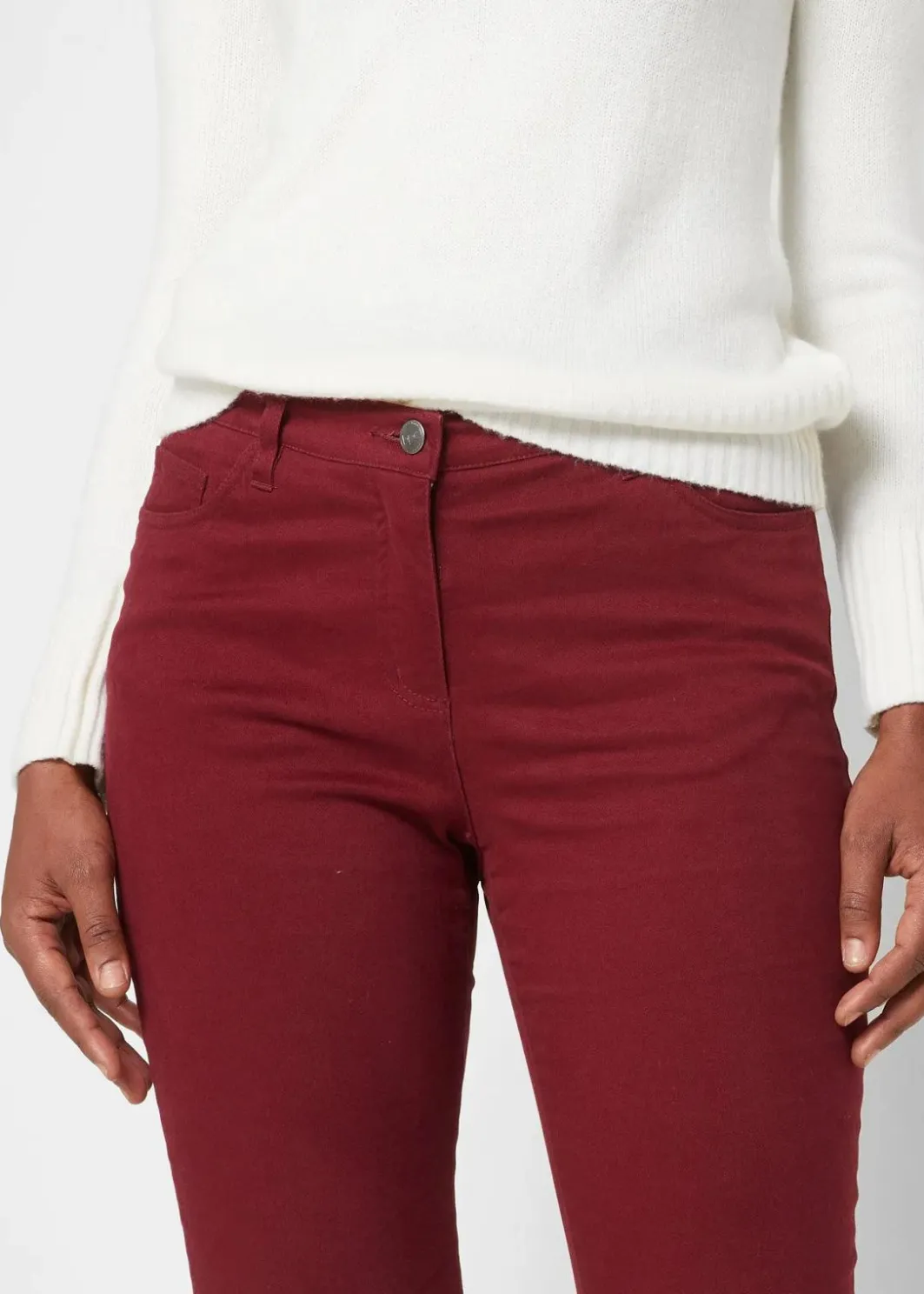 Damen bonprix Bekleidung·Kleider|Hosen|Stretch-Hose, Slim Fit