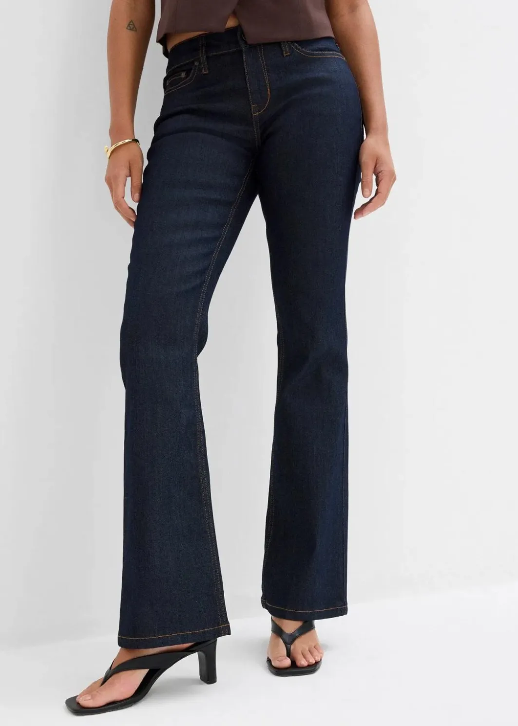 Hot Stretch-Jeans BOOTCUT Damen Kurzgrößen|Jeans