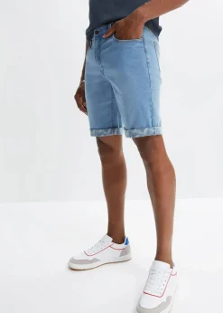 Herren bonprix Jeans|Shorts|Stretch-Jeans-Bermuda, Regular Fit