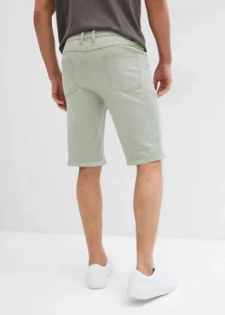Herren bonprix Große Größen|Shorts|Stretch-Jeans-Bermuda, Regular Fit