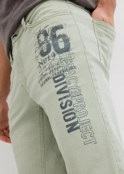 Herren bonprix Große Größen|Shorts|Stretch-Jeans-Bermuda, Regular Fit