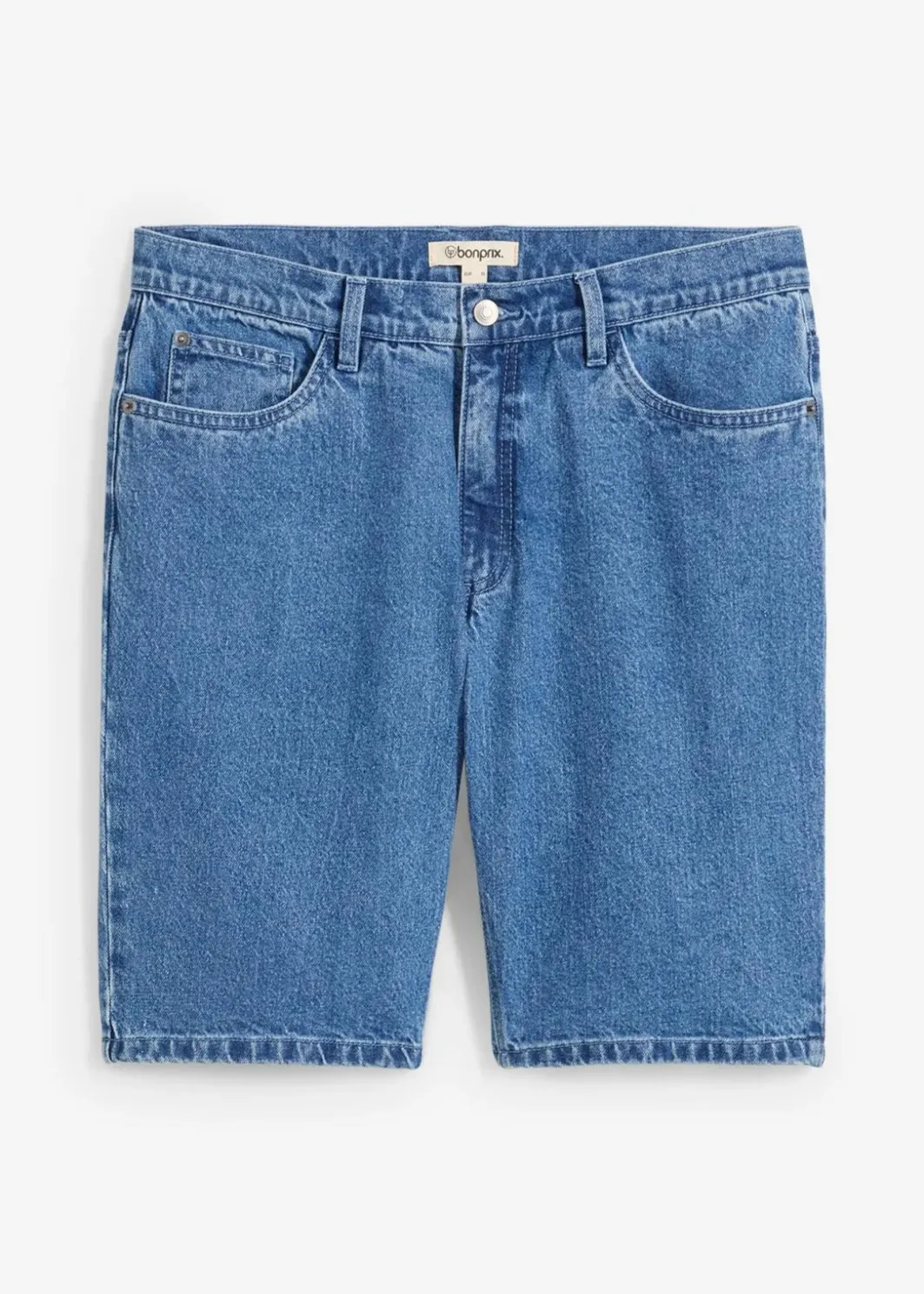 Herren bonprix Jeans|Shorts|Stretch-Jeans-Bermuda, Relaxed Fit