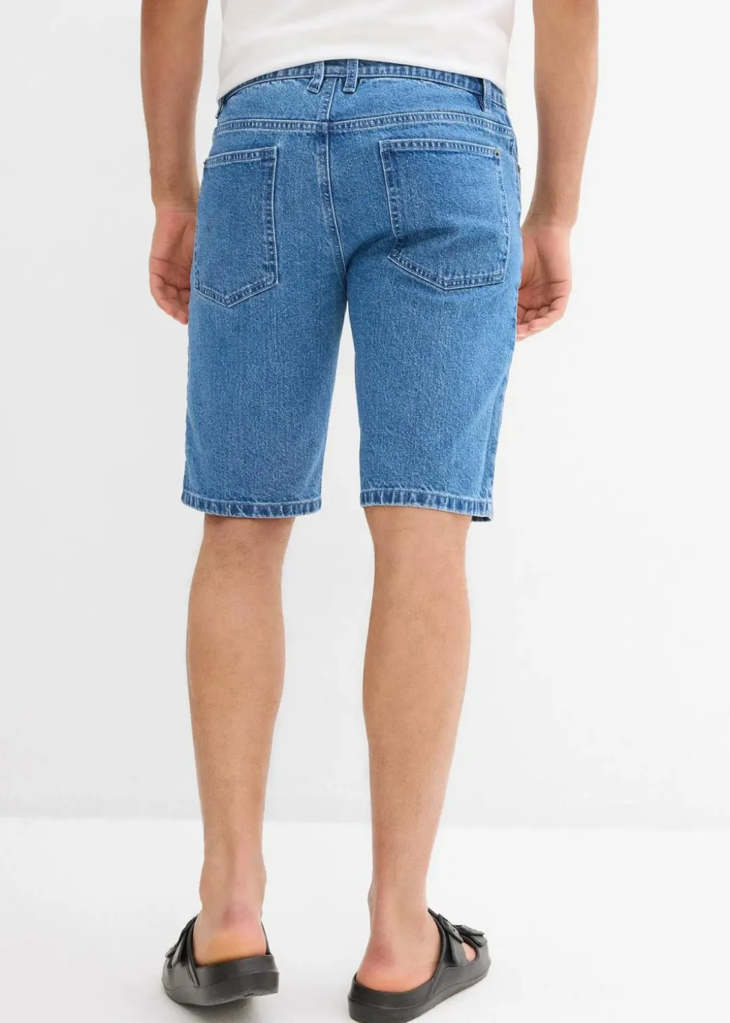 Herren bonprix Jeans|Shorts|Stretch-Jeans-Bermuda, Relaxed Fit