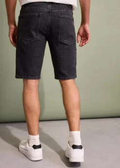 Herren bonprix Große Größen|Shorts|Stretch-Jeans-Bermuda, Relaxed Fit
