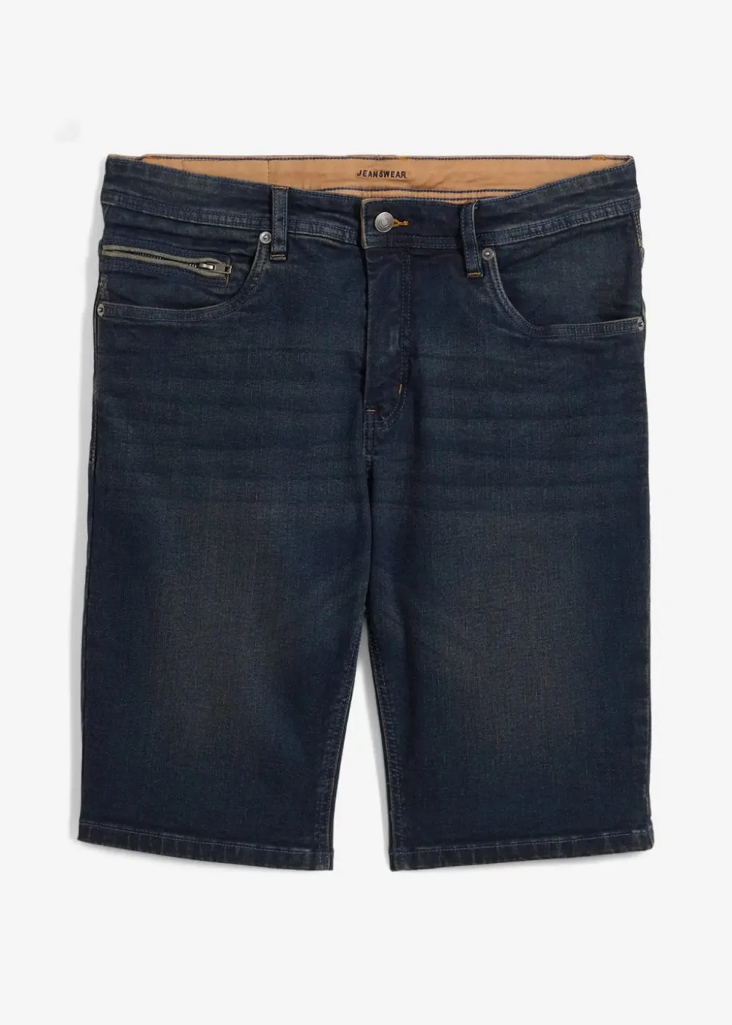Herren bonprix Jeans|Shorts|Stretch-Jeans-Bermuda, Slim Fit
