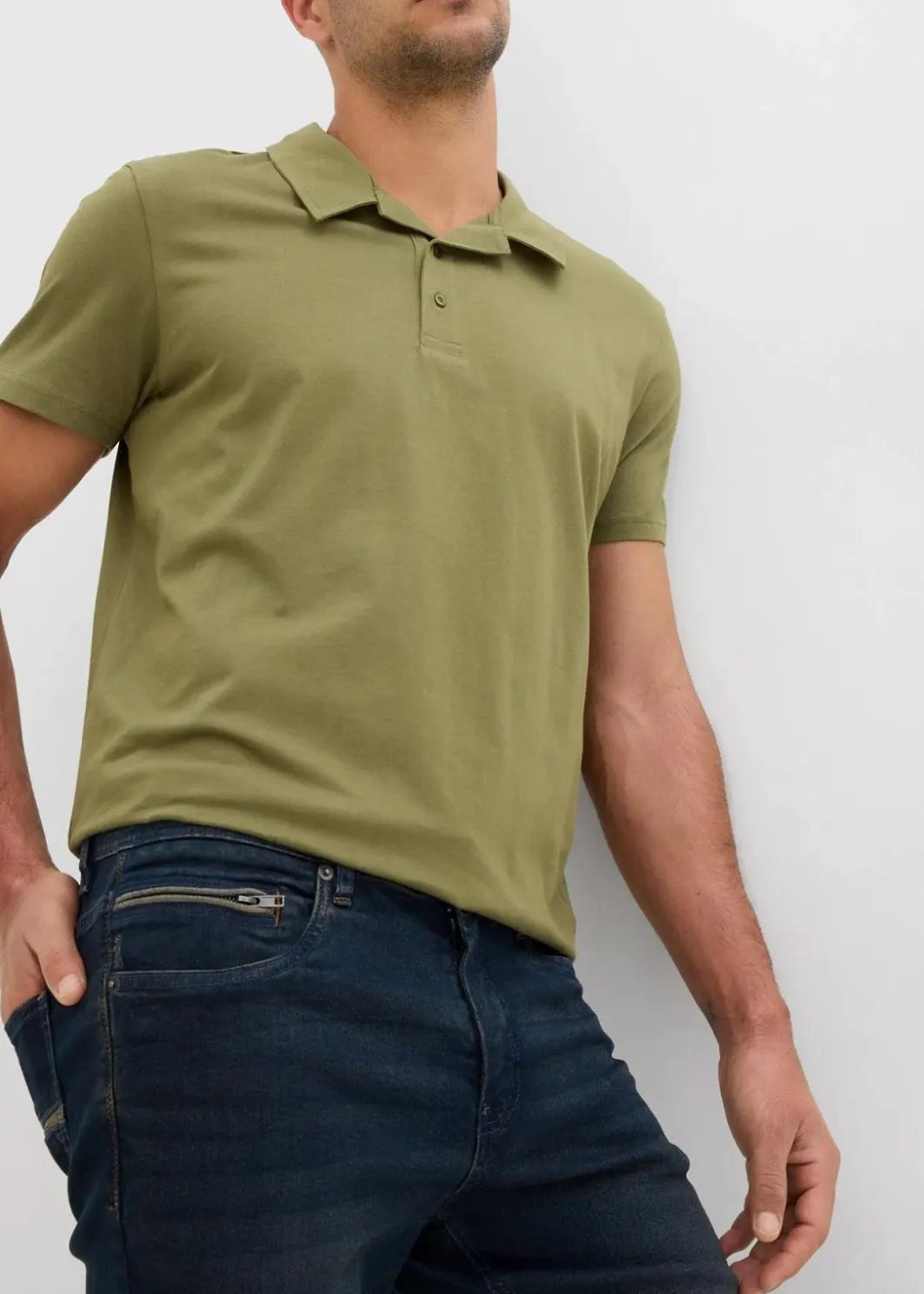 Herren bonprix Jeans|Shorts|Stretch-Jeans-Bermuda, Slim Fit