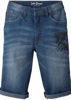 Clearance Stretchjeans-Bermuda, Slim Fit Kinder Jungen 9-16 Jahre·Shorts|Jungen 9-16 Jahre·Jeans