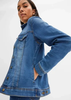 Stretch-Jeansjacke, Basic Damen Bekleidung·Hosen|Jacken & Mäntel