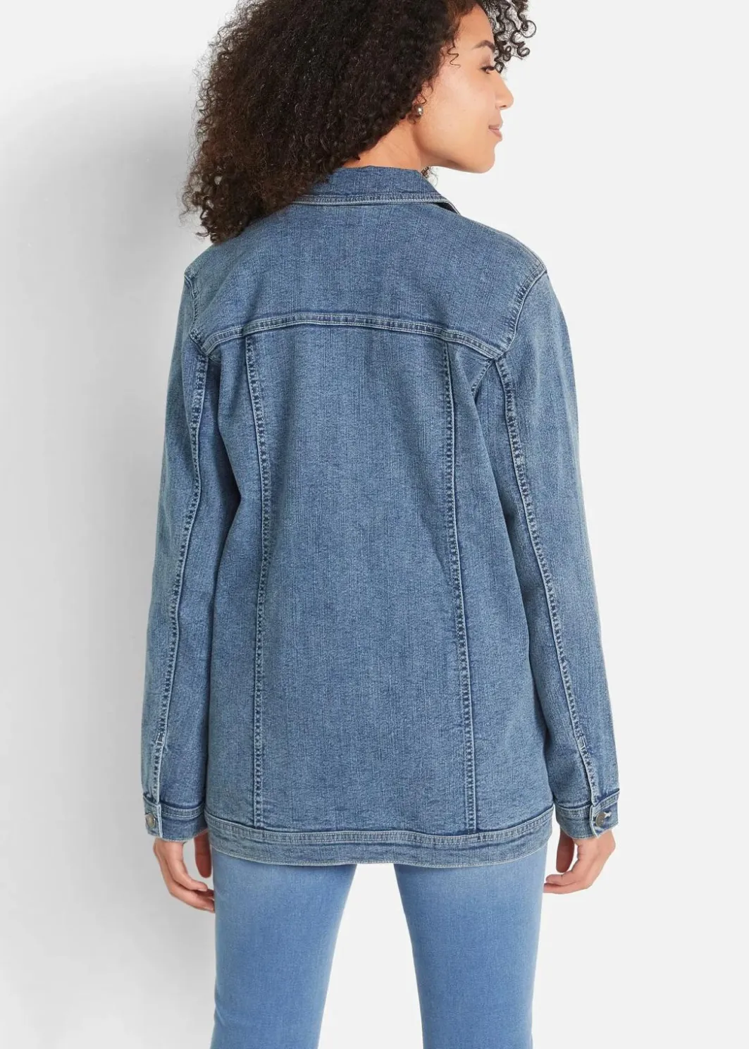 Clearance Stretch-Jeansjacke, Boyfriend Damen Bekleidung·Hosen|Jacken & Mäntel