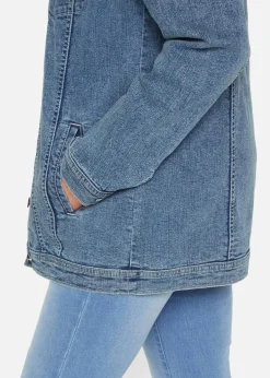 Clearance Stretch-Jeansjacke, Boyfriend Damen Bekleidung·Hosen|Jacken & Mäntel
