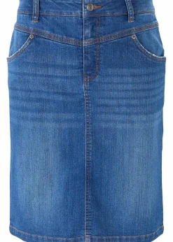 Hot Stretch-Jeansrock Damen Röcke|Bekleidung·Sportbekleidung