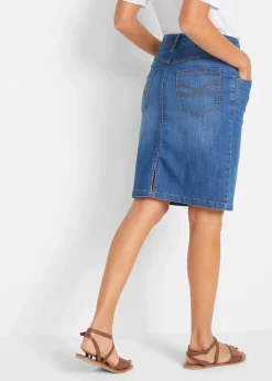 Hot Stretch-Jeansrock Damen Röcke|Bekleidung·Sportbekleidung