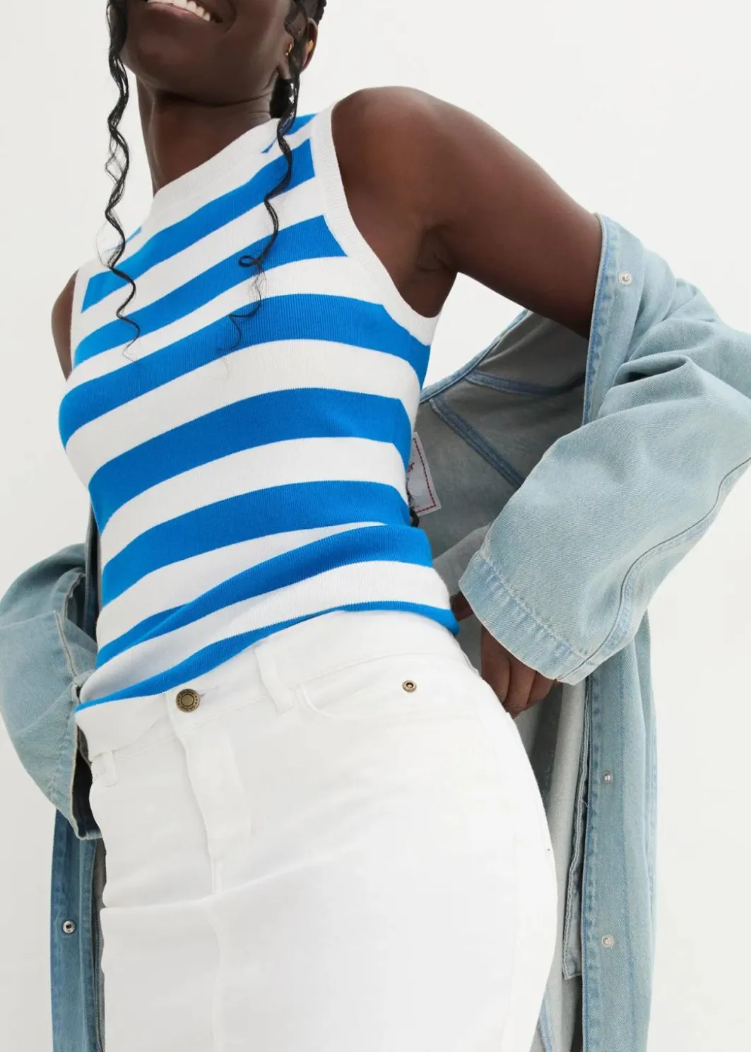Sale Stretch-Jeansrock Damen Röcke|Bekleidung·Sportbekleidung