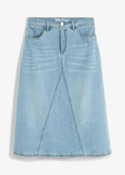 New Stretch-Jeansrock, High Waist Damen Bekleidung·Sportbekleidung|Röcke