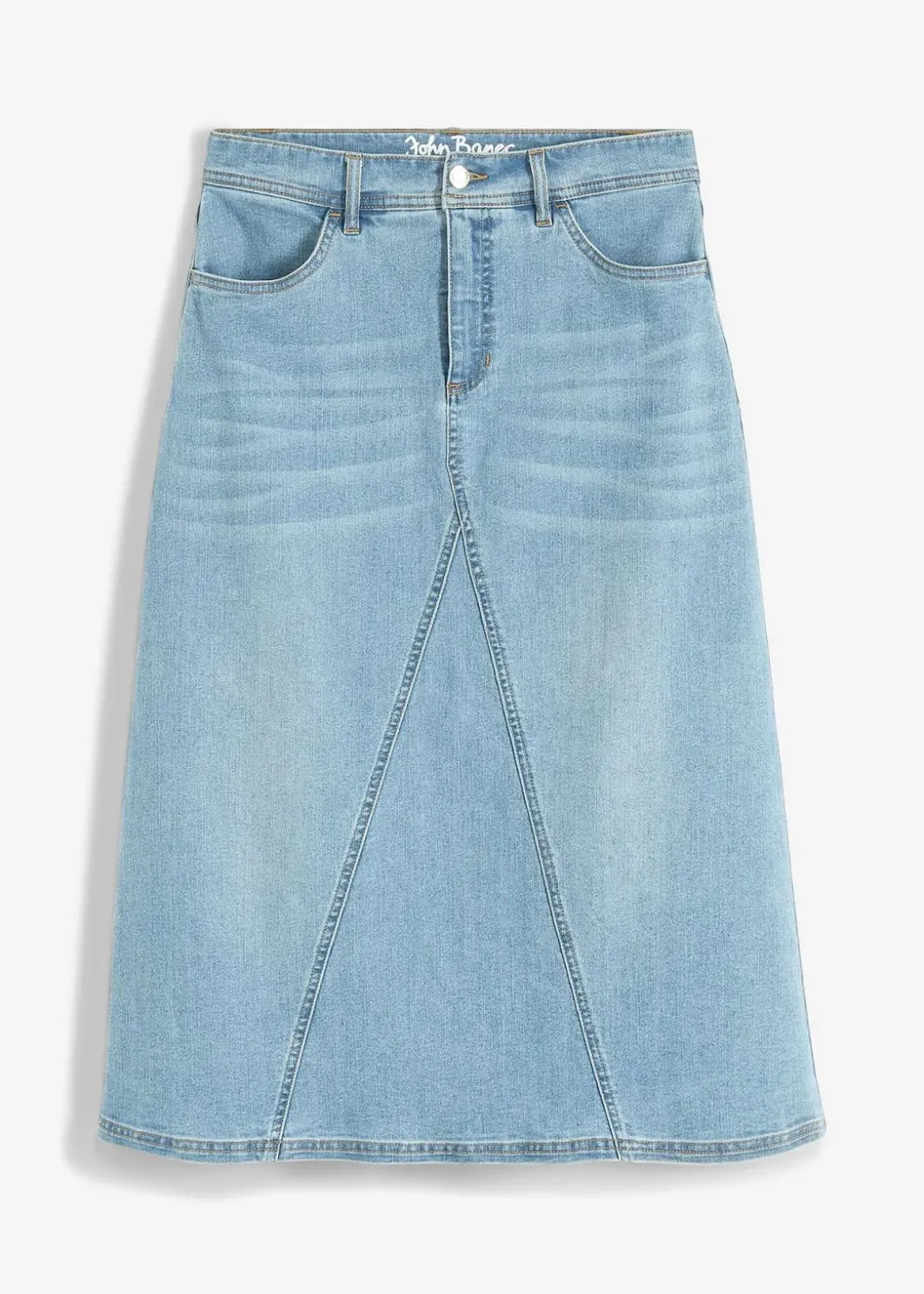 New Stretch-Jeansrock, High Waist Damen Bekleidung·Sportbekleidung|Röcke