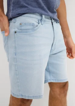 Sale Stretch-Jeans-Shorts, Loose Fit extra weit Herren Jeans|Shorts