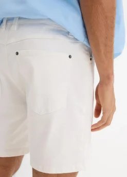 Herren bonprix Große Größen|Shorts|Stretch-Jeans-Shorts, Loose Fit extra weit