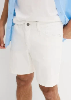 Herren bonprix Große Größen|Shorts|Stretch-Jeans-Shorts, Loose Fit extra weit