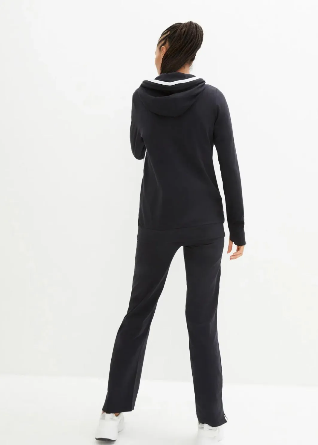 Hot Stretch-Jogginganzug aus Baumwolle (2-tlg.Set) Damen Hosen|Sweat