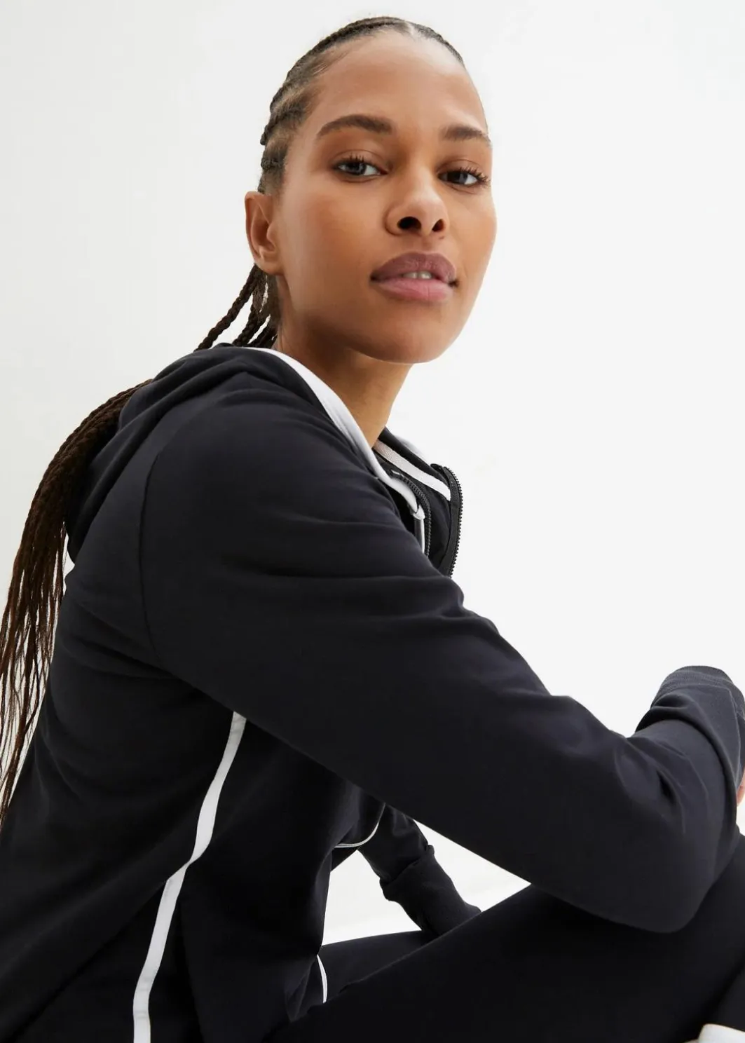 Hot Stretch-Jogginganzug aus Baumwolle (2-tlg.Set) Damen Hosen|Sweat