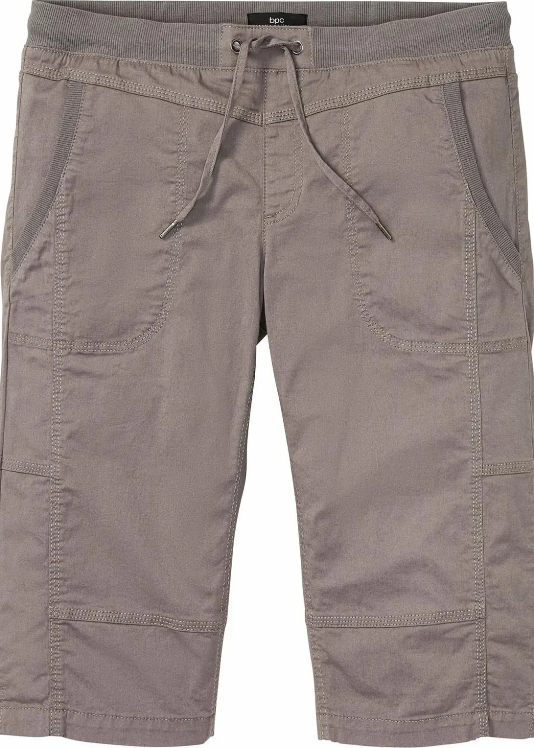 New Stretch-Long-Bermuda mit Komfortschnitt, Regular Fit Herren Große Größen|Shorts