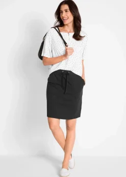Clearance Stretch-Rock aus Bio-Baumwolle mit Stretch Damen Basics|Röcke