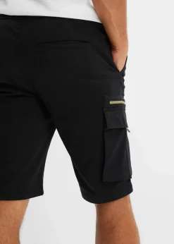 Best Stretch-Schlupf-Bermuda mit Cargotaschen, Regular Fit Herren Große Größen|Shorts