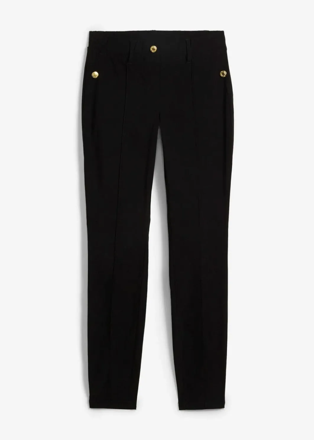 Damen bonprix Bekleidung·Kleider|Hosen|Stretch-Schlupfhose aus fließendem Viskose-Mix