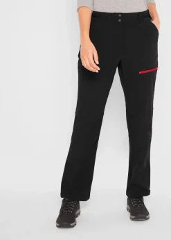 Damen bonprix Outdoorbekleidung|Sportbekleidung|Stretch-Softshell-Hose mit Taschen, wasserabweisend