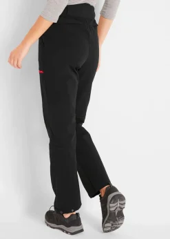 Damen bonprix Outdoorbekleidung|Sportbekleidung|Stretch-Softshell-Hose mit Taschen, wasserabweisend