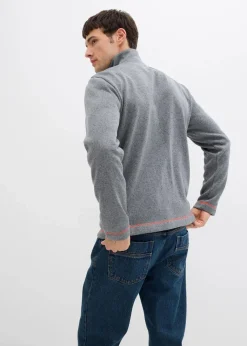 Sale Strick-Fleecejacke mit praktischen Reißverschlusstaschen Herren Große Größen|Jacken & Mäntel