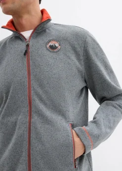 Sale Strick-Fleecejacke mit praktischen Reißverschlusstaschen Herren Große Größen|Jacken & Mäntel