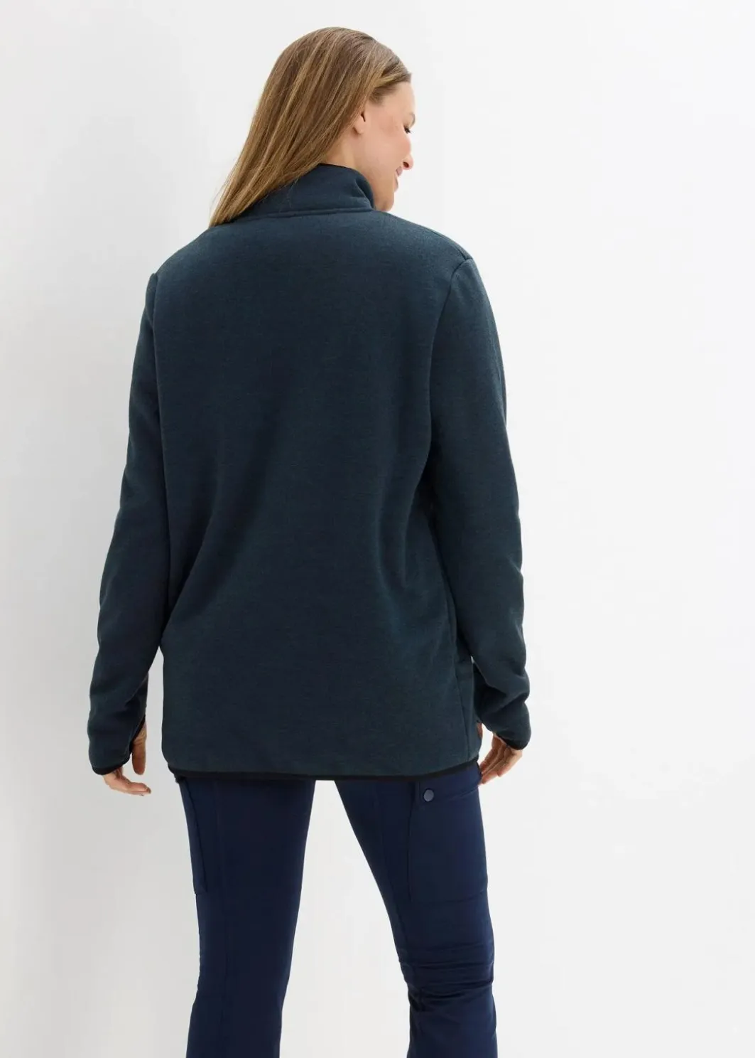 Discount Strickfleecejacke mit Teddyfleece-Futter Damen Bekleidung·Blusen & Tuniken|Bekleidung·Hosen
