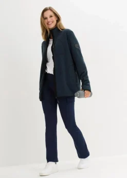 Discount Strickfleecejacke mit Teddyfleece-Futter Damen Bekleidung·Blusen & Tuniken|Bekleidung·Hosen