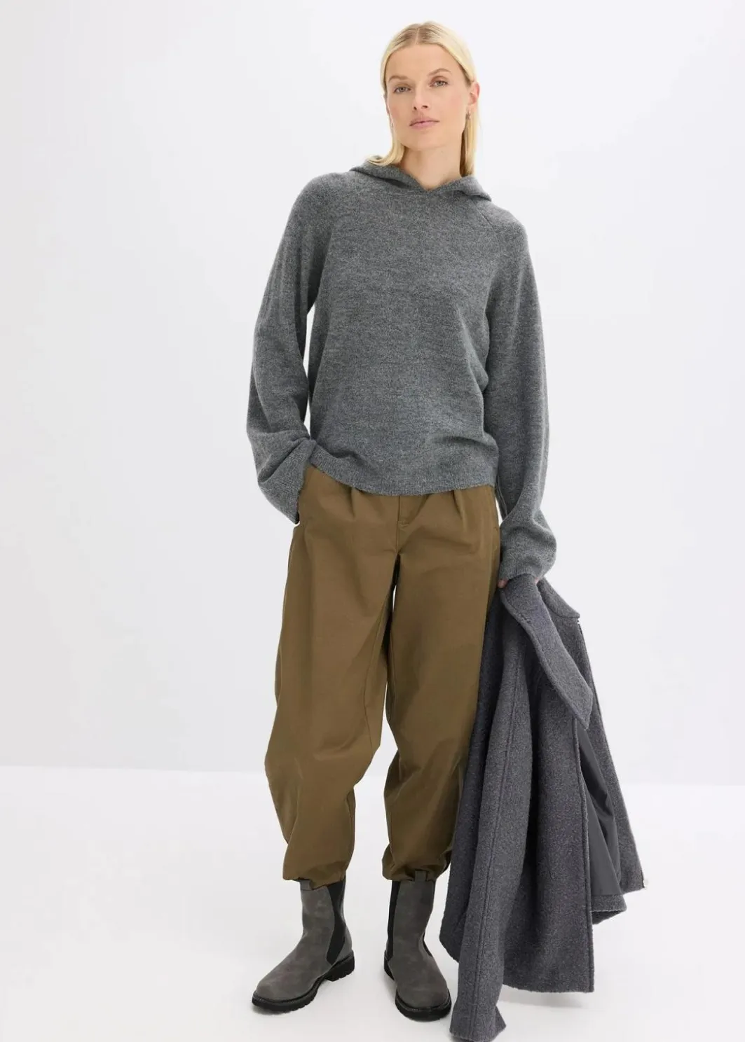 Strick-Hoodie Damen Strickmode|Pullover & Strickjacken