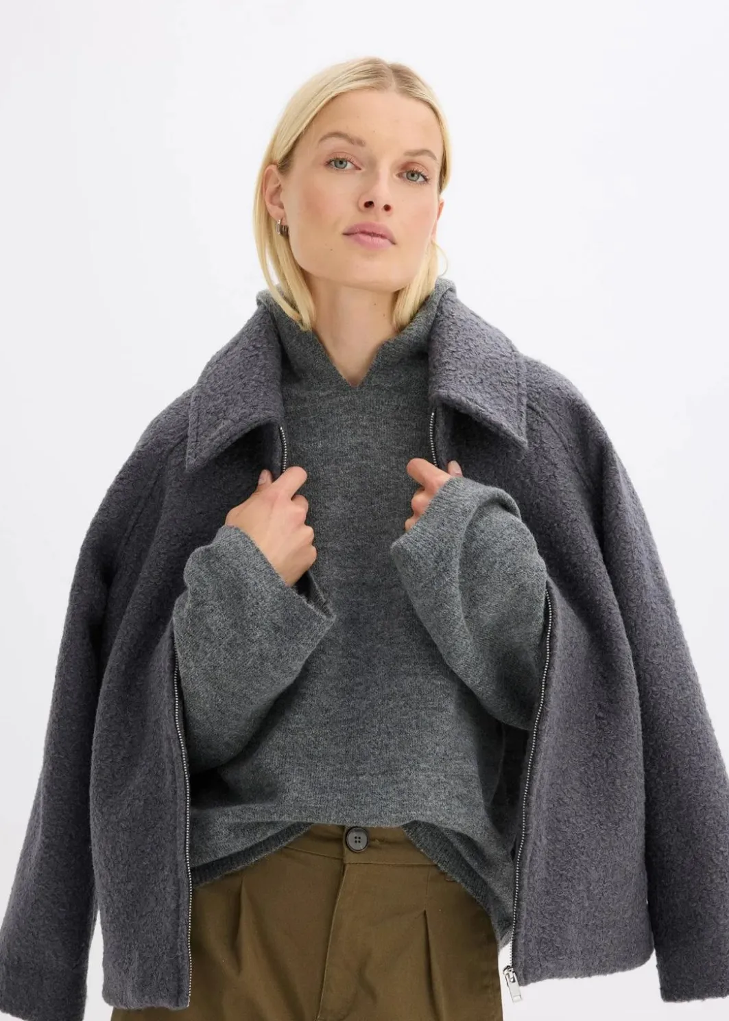 Strick-Hoodie Damen Strickmode|Pullover & Strickjacken